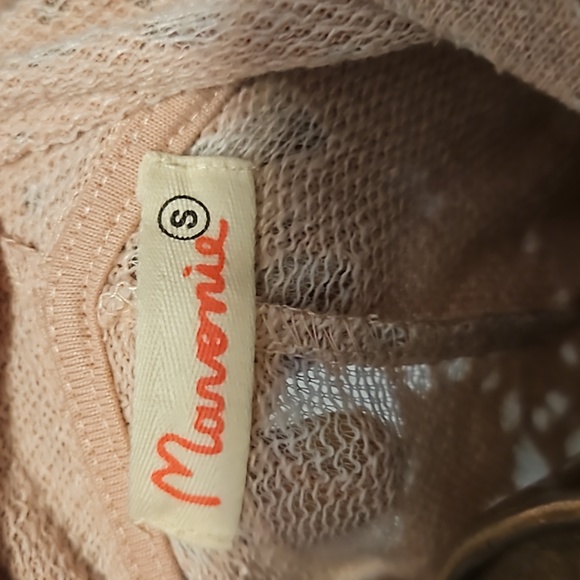 Anthropologie Maronie lace up burnout hoodie - Picture 5 of 6